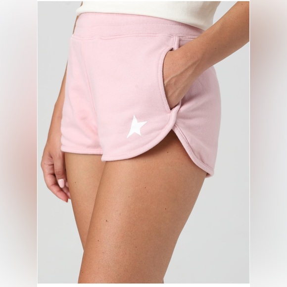 Golden Goose Deluxe Brand Star Printed Shorts in Pink - Picture 1 of 10